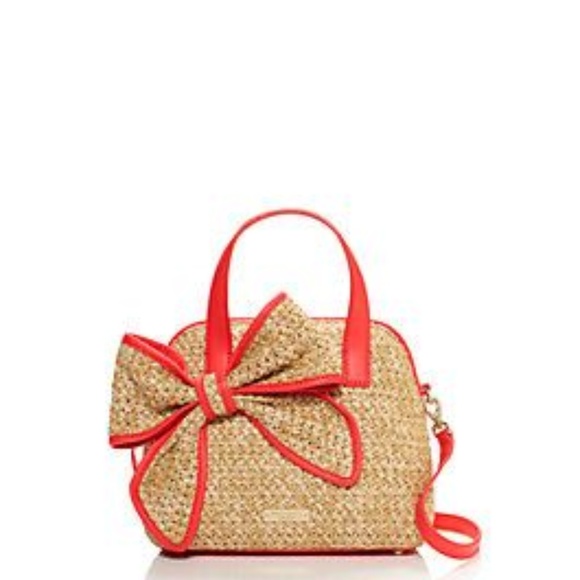 Kate Spade Belle Place Straw - Small Crossbody